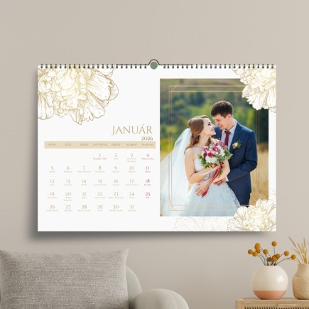 Marry esküvői fényképes naptár | MyPrintPix