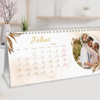 Amy esküvői naptár saját fotókkal | MyPrintPix