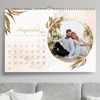 Amy esküvői naptár saját fotókkal | MyPrintPix