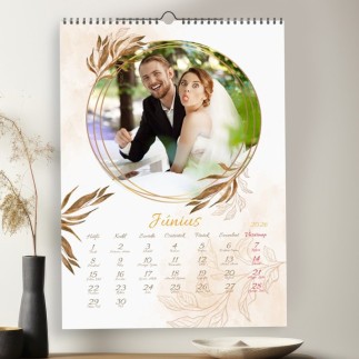 Amy esküvői naptár saját fotókkal | MyPrintPix
