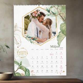Wedding day esküvői fényképes naptár | MyPrintPix