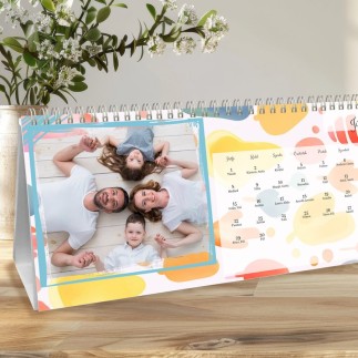 Vilhelmina A3 álló családi fényképes naptár | MyPrintPix