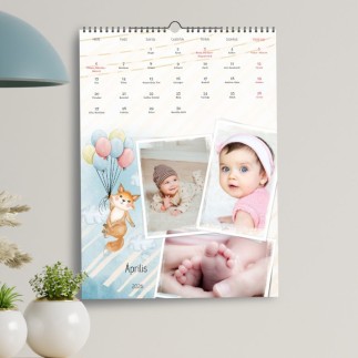 Fox A4 álló családi naptár fotókkal | MyPrintPix