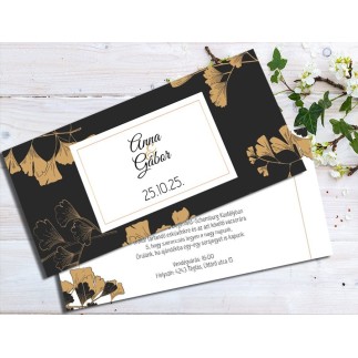Biloba esküvői meghívó | MyPrintPix