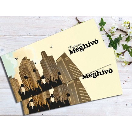 City esküvői meghívó | MyPrintPix