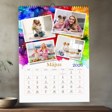 Klara családi fényképes naptár | MyPrintPix