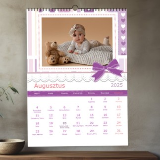 Bina családi naptár fotókkal | MyPrintPix