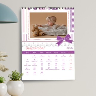 Bina családi naptár fotókkal | MyPrintPix