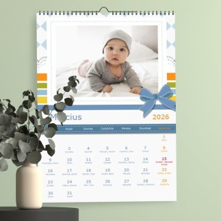 Bino fényképes családi naptár | MyPrintPix