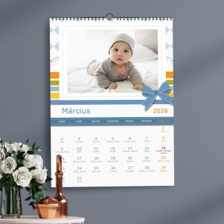 Bino fényképes családi naptár | MyPrintPix