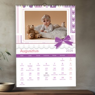 Bina naptár családi emlékekhez | MyPrintPix