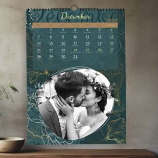 Art Deco fényképes naptár családoknak | MyPrintPix