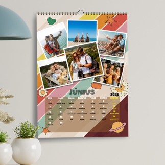 Retro fényképes naptár családoknak | MyPrintPix
