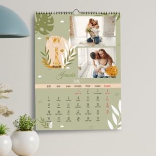 Giraph családi naptár fotókkal | MyPrintPix