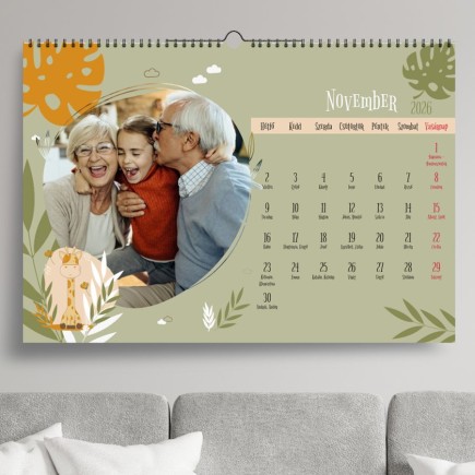 Giraph naptár családi emlékekhez | MyPrintPix