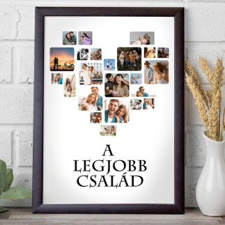 Köszöntő - Család családi fotókollázs | MyPrintPix