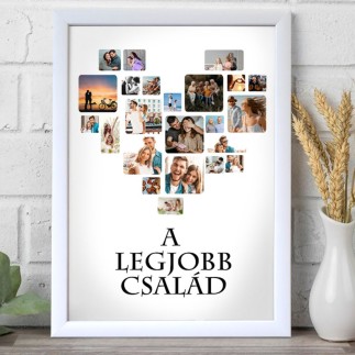 Köszöntő - Család családi fotókollázs | MyPrintPix
