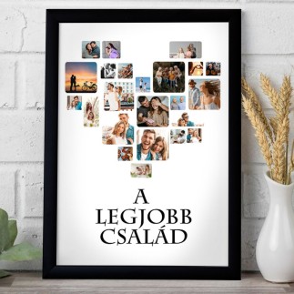 Köszöntő - Család családi fotókollázs | MyPrintPix