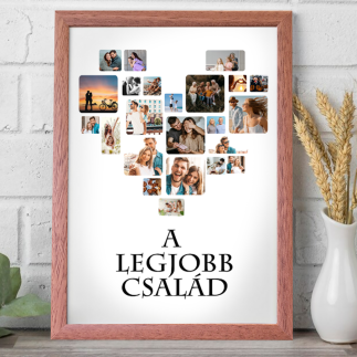 Köszöntő - Család családi fotókollázs | MyPrintPix