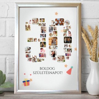 Köszöntő - 30 születésnapi fotókollázs | MyPrintPix