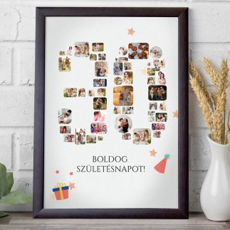Köszöntő - 30 születésnapi fotókollázs | MyPrintPix