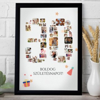 Köszöntő - 30 születésnapi fotókollázs | MyPrintPix