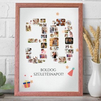 Köszöntő - 30 születésnapi fotókollázs | MyPrintPix