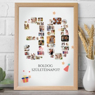 Köszöntő - 30 születésnapi fotókollázs | MyPrintPix