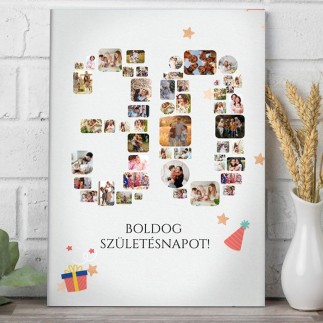 Köszöntő - 30 születésnapi fotókollázs | MyPrintPix