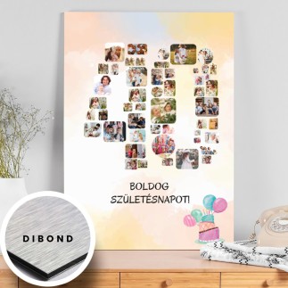 Köszöntő - 40 születésnapi fotókollázs | MyPrintPix