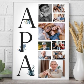 Köszöntő - Apa apák napi fotókollázs | MyPrintPix