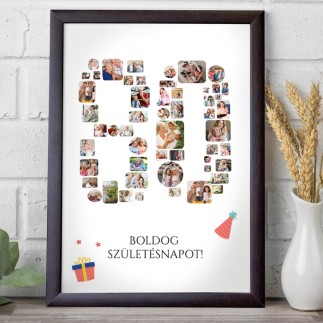 Köszöntő - 80 születésnapi fotókollázs | MyPrintPix
