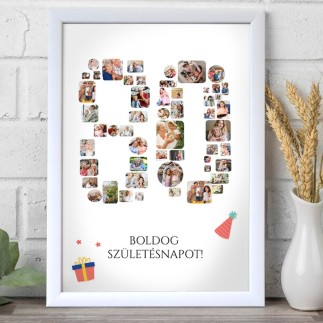Köszöntő - 80 születésnapi fotókollázs | MyPrintPix