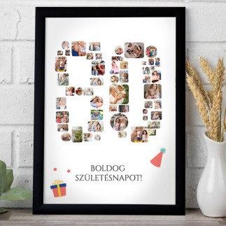 Köszöntő - 80 születésnapi fotókollázs | MyPrintPix