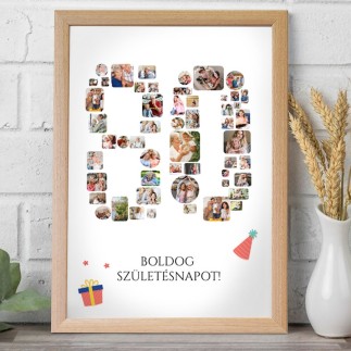 Köszöntő - 80 születésnapi fotókollázs | MyPrintPix