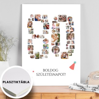 Köszöntő - 80 születésnapi fotókollázs | MyPrintPix