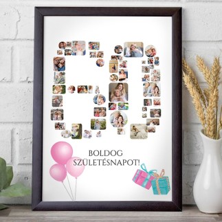 Köszöntő - 60 születésnapi fotókollázs | MyPrintPix