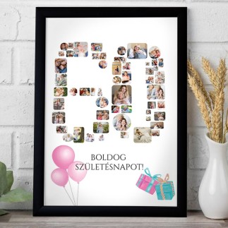Köszöntő - 60 születésnapi fotókollázs | MyPrintPix