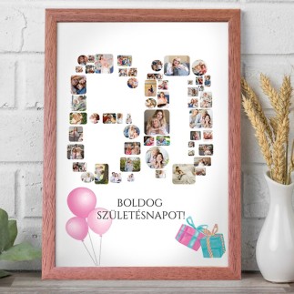 Köszöntő - 60 születésnapi fotókollázs | MyPrintPix