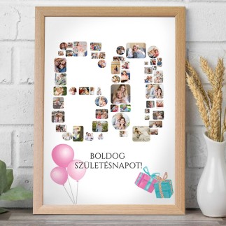 Köszöntő - 60 születésnapi fotókollázs | MyPrintPix