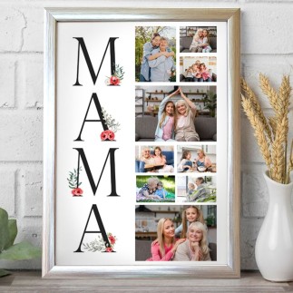 Köszöntő - Mama anyák napi fotókollázs | MyPrintPix