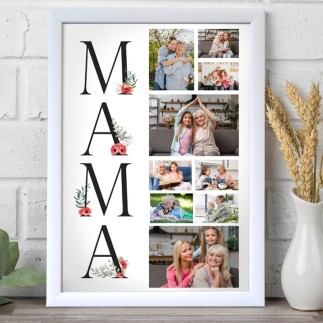 Köszöntő - Mama anyák napi fotókollázs | MyPrintPix