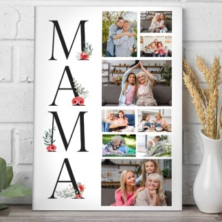 Köszöntő - Mama anyák napi fotókollázs | MyPrintPix