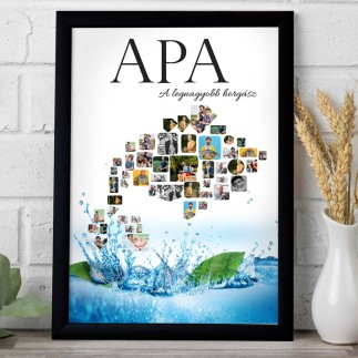 Köszöntő - Horgász apák napi fotókollázs | MyPrintPix