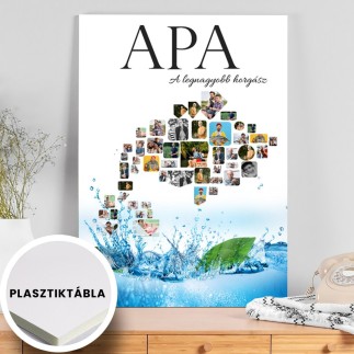 Köszöntő - Horgász apák napi fotókollázs | MyPrintPix