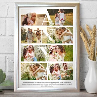 Köszöntő - Anya 2 anyák napi fotókollázs | MyPrintPix