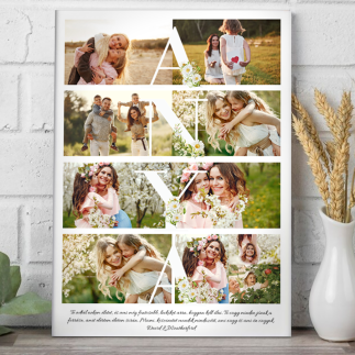 Köszöntő - Anya 2 anyák napi fotókollázs | MyPrintPix