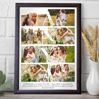Köszöntő - Anya 2 anyák napi fotókollázs | MyPrintPix