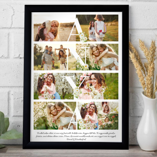 Köszöntő - Anya 2 anyák napi fotókollázs | MyPrintPix