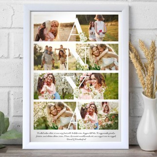 Köszöntő - Anya 2 anyák napi fotókollázs | MyPrintPix